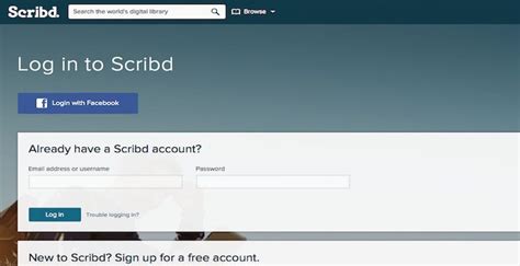 sqribd|scribd log in.